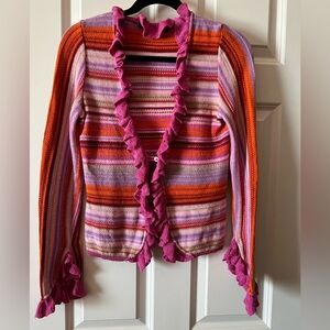 Oilily Multicolor Striped Cardigan
